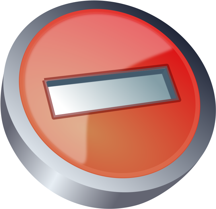 Minus Token Clipart Png (600x578), Png Download