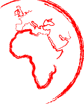 Africa Record Run - Logos With Africa Map (371x338), Png Download