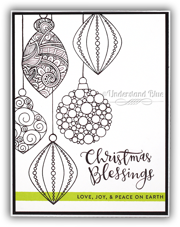 Simon Says Stamp Stamptember Christmas Card By Understand - Drawing (650x818), Png Download