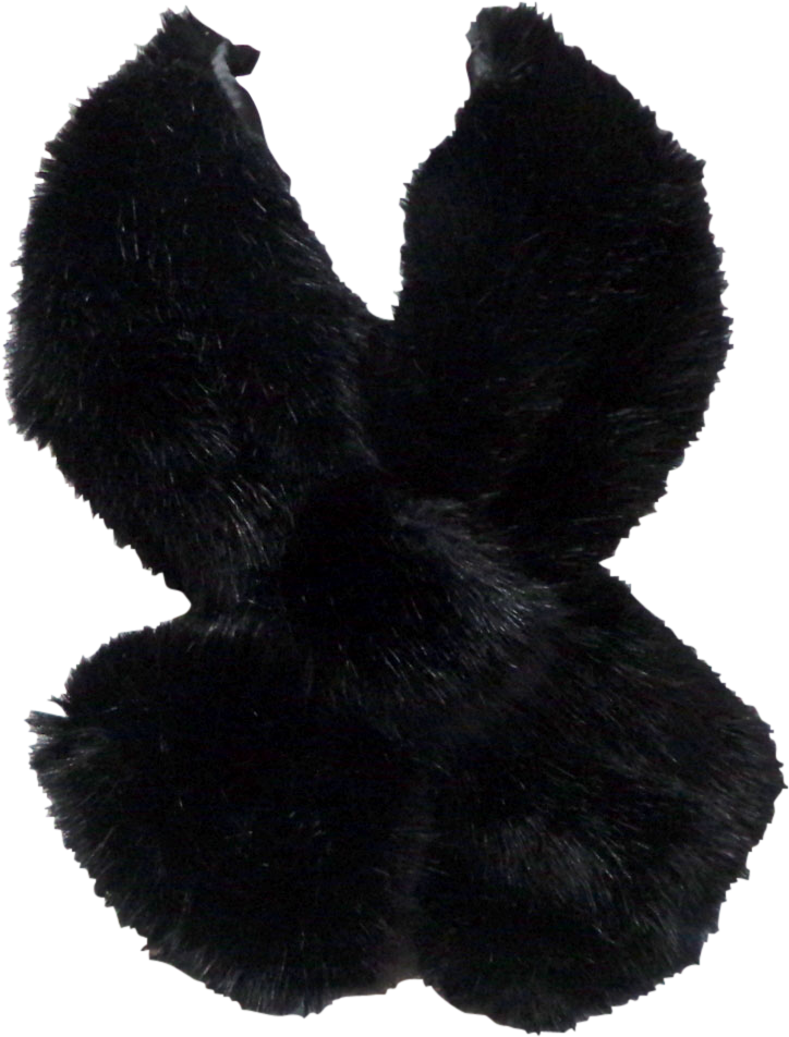 Clip Art Freeuse Stock Faux Fox Crossover Black Laura - Fur Scarf Transparent Background (951x951), Png Download