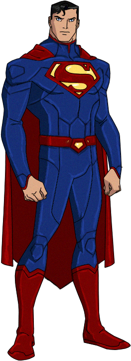 Dc New - Young Justice League Superman (400x800), Png Download