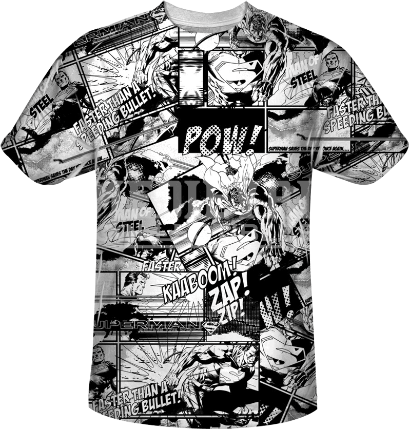 Comic Strip T Shirt (850x850), Png Download