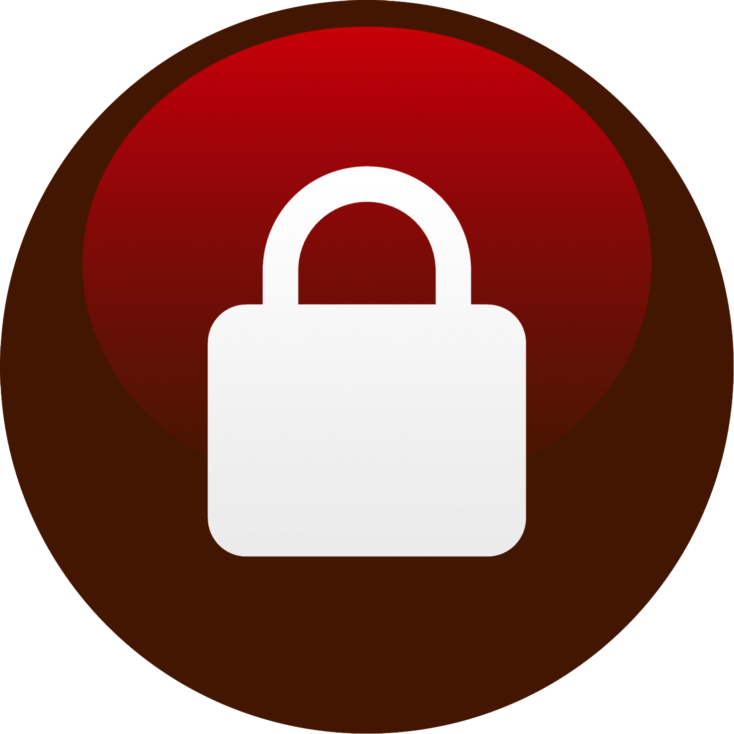 Redpadlock (1490x1490), Png Download
