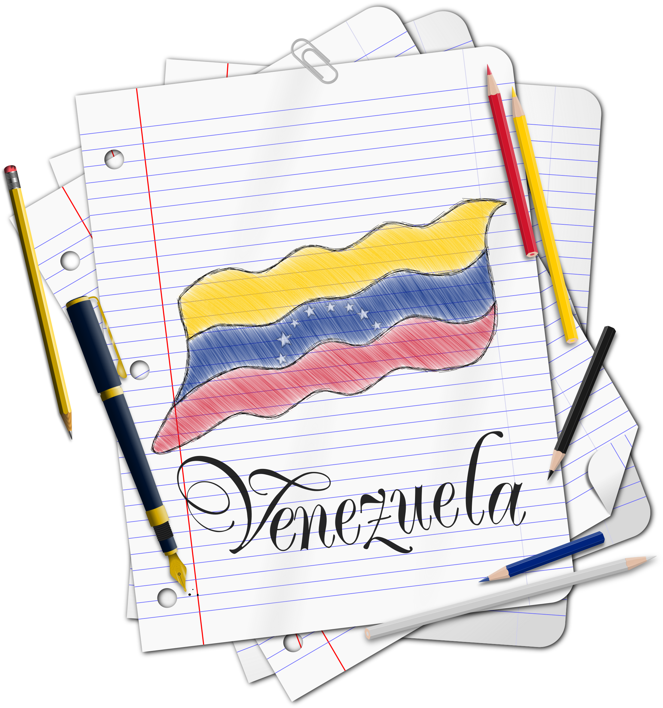 This Free Icons Png Design Of Dibujando A Venezuela (2276x2400), Png Download