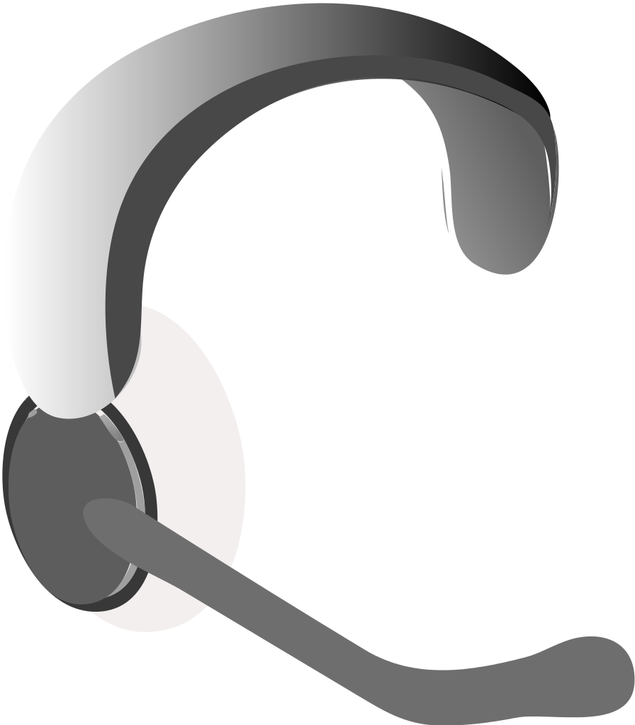 Headphones Png Images Transparent Free Download - Headphone With Mic Png (896x1024), Png Download