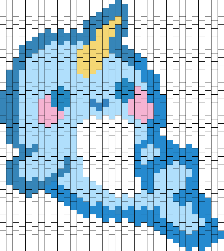 Minecraft Pixel Art Templates Cute Narwhal - Main Market Square (734x822), Png Download