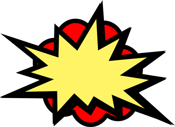 Small - Pow Png (600x436), Png Download