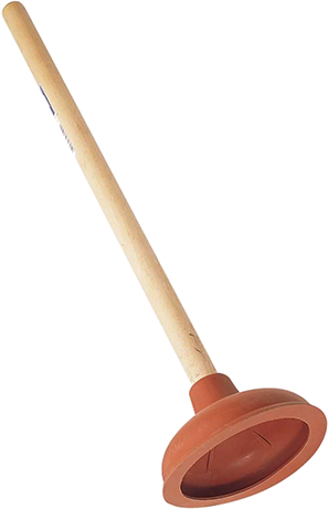 Plunger - Country 135mm Draper Sink Plunger With Handle (297x461), Png Download