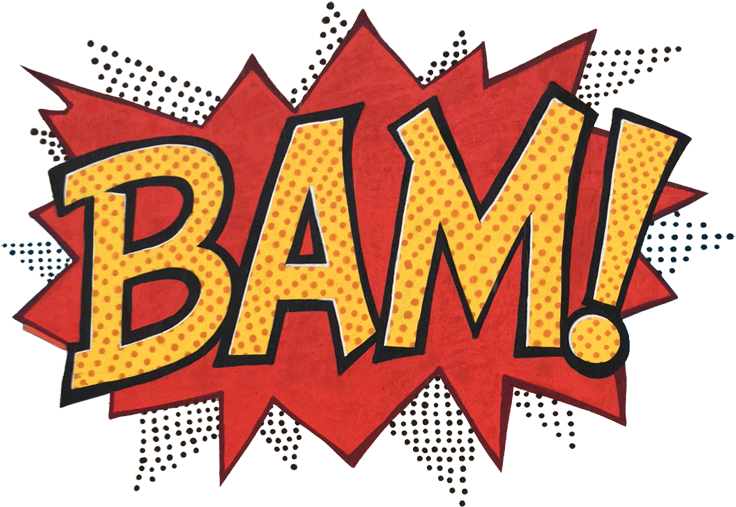 Transparent Comic Bam - Comics (750x517), Png Download