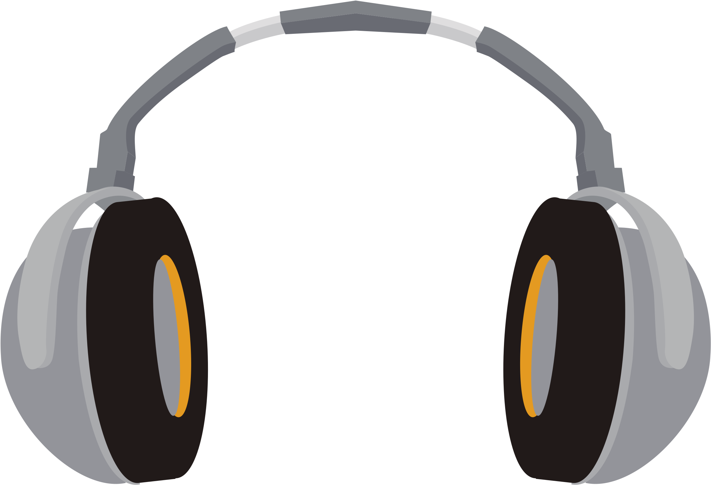 This Free Icons Png Design Of Wireless Headphones (2400x1647), Png Download