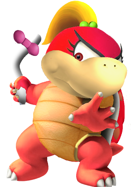 Bam Bam - Mario Bros Pom Pom (444x620), Png Download