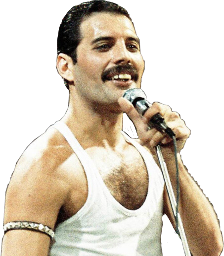Freddie Freddiemercury Mercury Freddiemercury© 80s - Freddie Mercury (453x516), Png Download