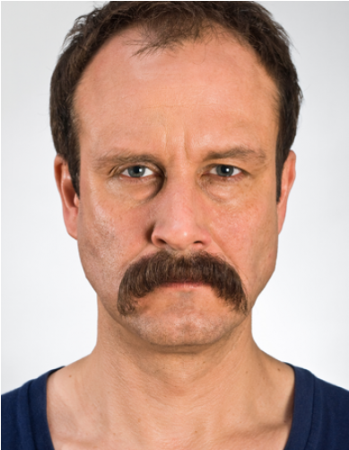 Moustache (500x500), Png Download