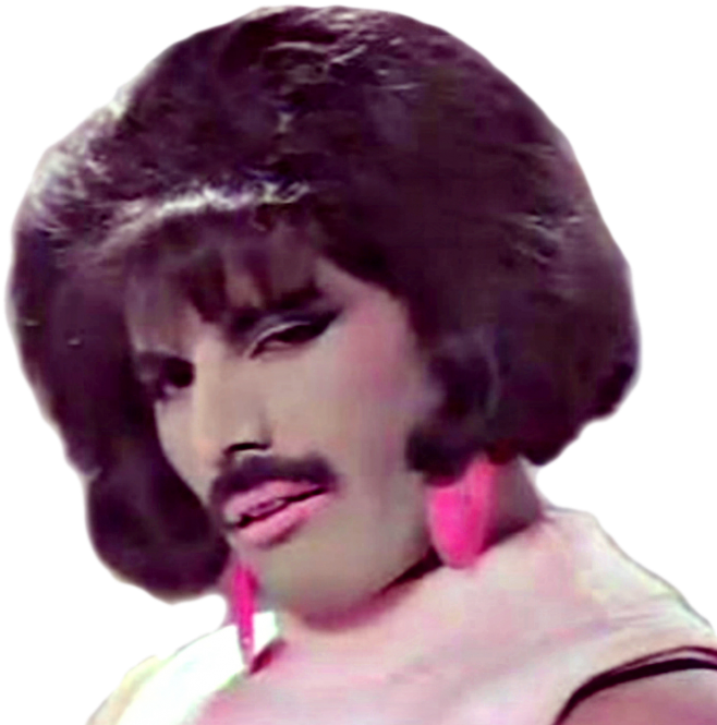 #queen #freddie Mercury #beauty #chick #sassy #fabulous - Thq Nordic We Sing: 80s (w/ 2 Logitech Usb Microphones) (700x810), Png Download