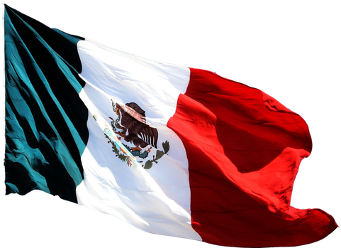 Bandera De Mexico Ondeando Png - Bandera De Mexico Png (560x350), Png Download