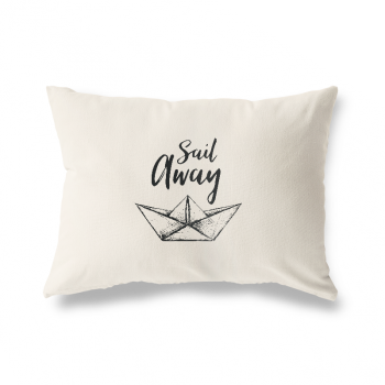 Sail Away - Pillow (350x350), Png Download