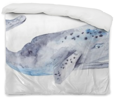 Watercolor Whale (400x400), Png Download