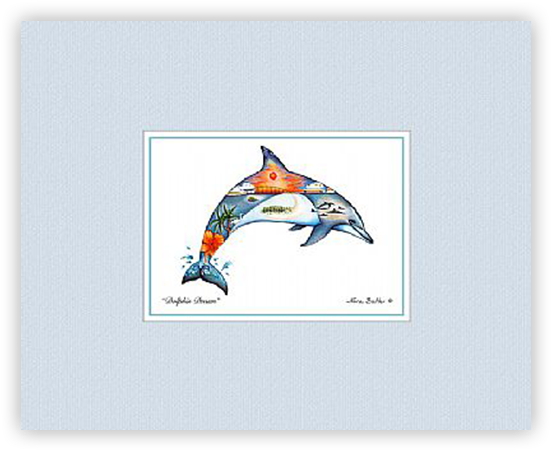 Dolphin Dream Mini Prints - Dolphin (600x600), Png Download