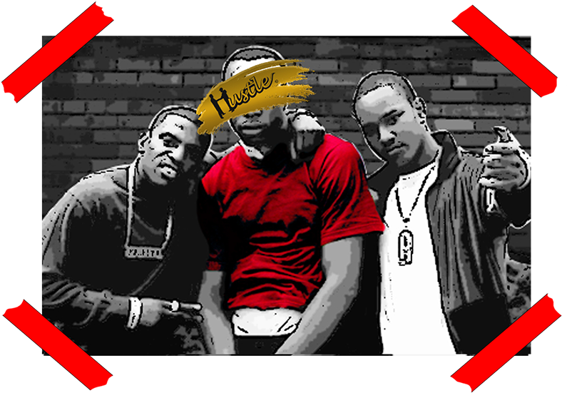 Paid In Full Trio Hoodie - Paid In Full Cartoon (800x560), Png Download