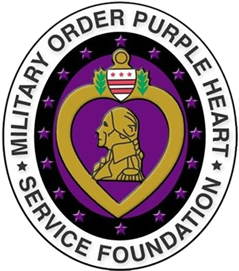 Fvac Military Order Of The Purple Heart Bios - Purple Heart Foundation Logo (488x554), Png Download