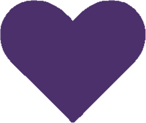Purpleheart-500×500 - Icon (500x500), Png Download