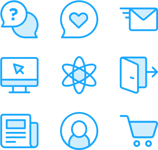 Miscellaneous 15 Icons - Graphics And More Atomic Symbol Chemistry Icon Vinyl (600x564), Png Download