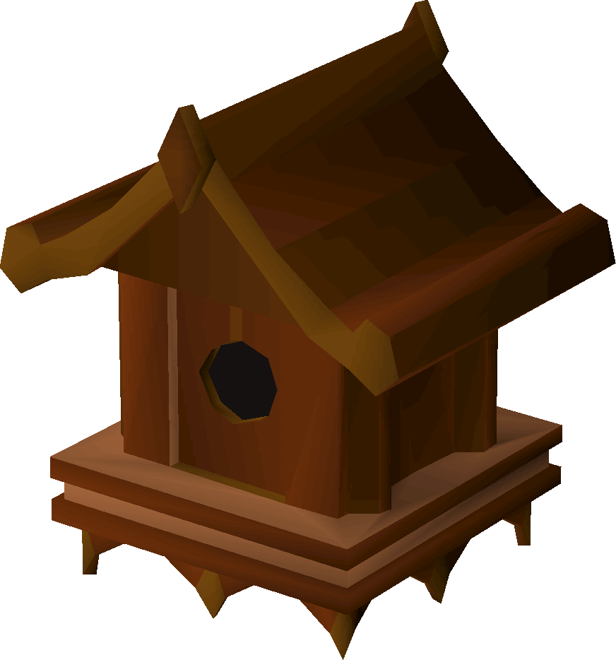 Redwood Bird House Detail - Nest Box (872x934), Png Download