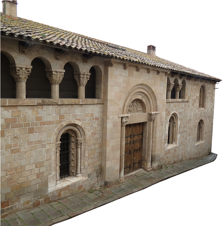 House, Monastery, Old, Stone, Building, Architecture - Architecture (727x720), Png Download