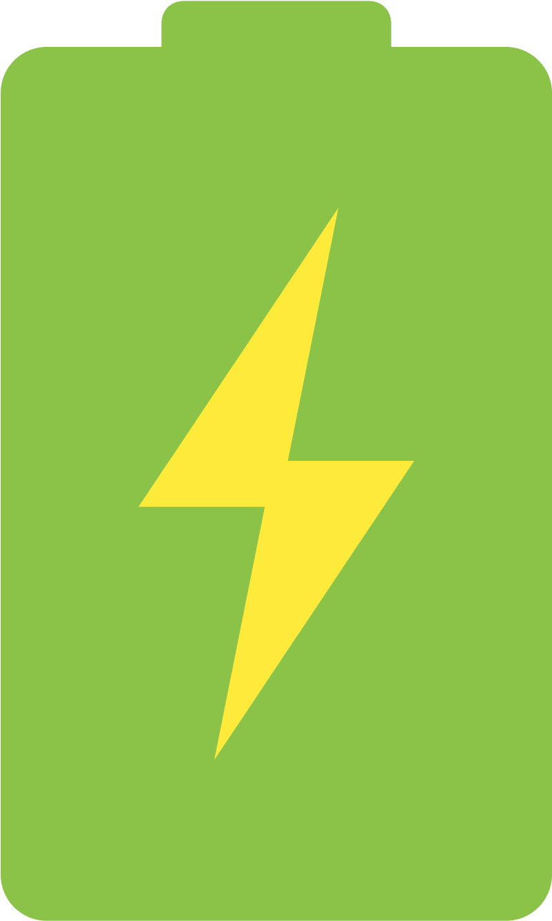 Charging Battery Icon - Flat Battery Icon Png (1600x1600), Png Download