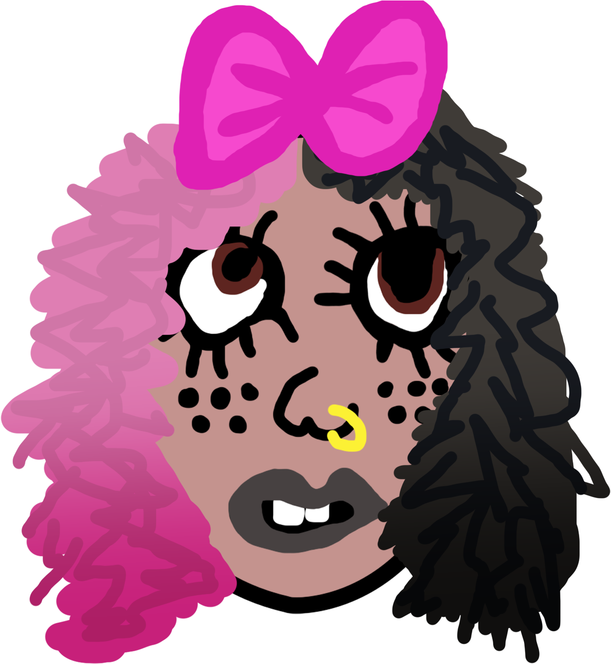 Melanie Martinez Hq - Thumbnail (1374x1422), Png Download