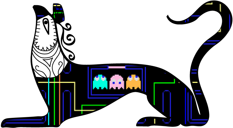 Pacman - Retro Gaming / 1” / 25mm Pin Button / Badge / Online (800x440), Png Download