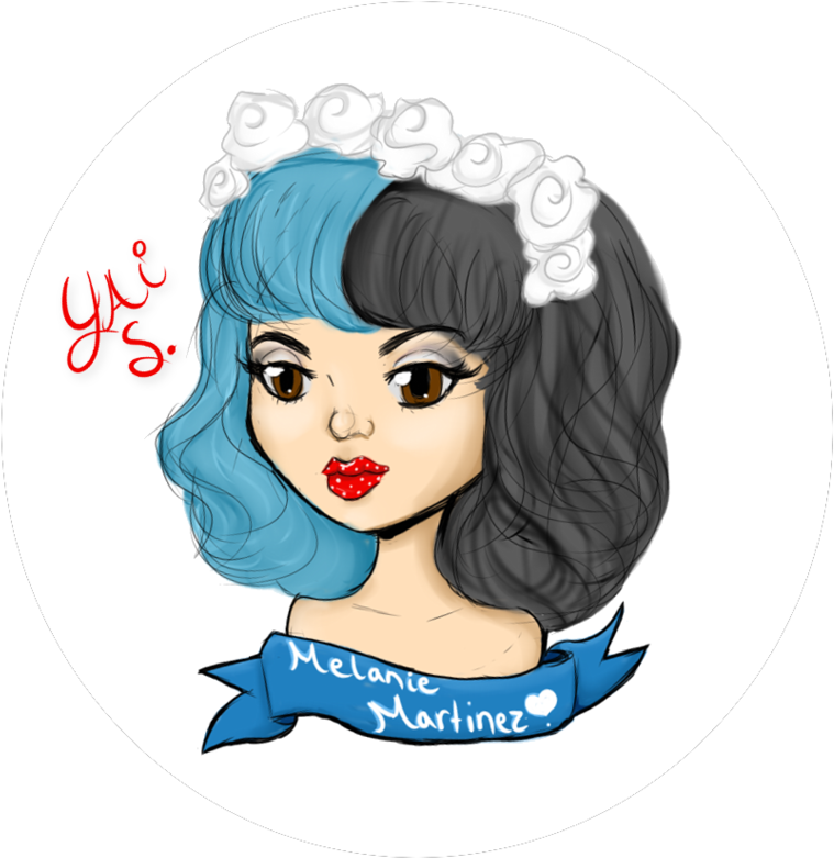 Melanie Martinez Art Melonkiss - Melanie Martinez Chibi Drawing (800x807), Png Download