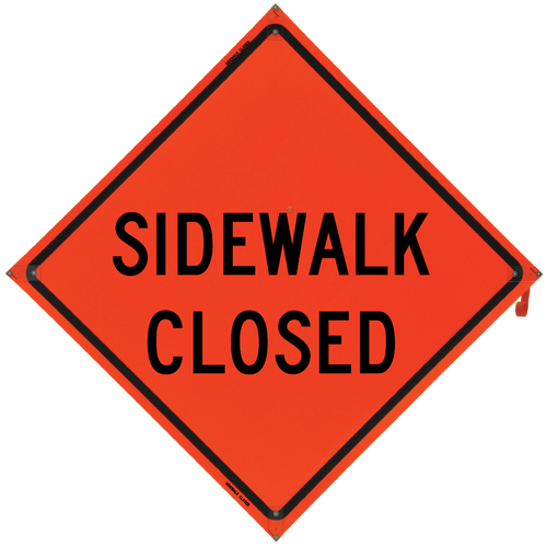 Sidewalk Closed Vinyl Nf Orang - Flammable Png (500x500), Png Download