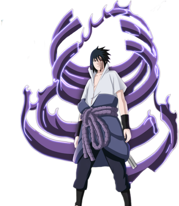 Real Jutsu Sasuke Uchiha - Naruto Shippuden Sasuke Susanoo Render (708x768), Png Download