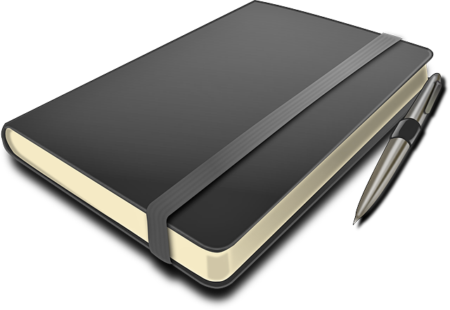 Agenda Em Png - Notebook And Pen Clipart Png (640x441), Png Download