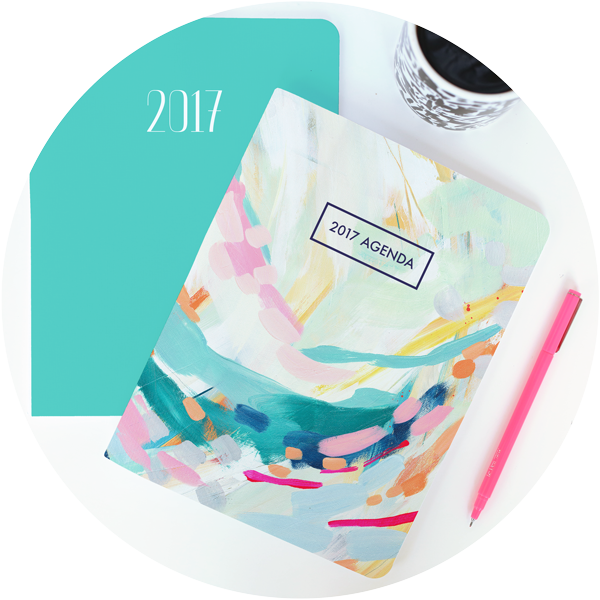 Large 2017 Agendas - Gmyle Snap Case Dual (water Color Pattern) (600x600), Png Download