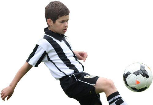 Boy In Football Kit With Football - Jamie Johnson Tv Series (640x360), Png Download