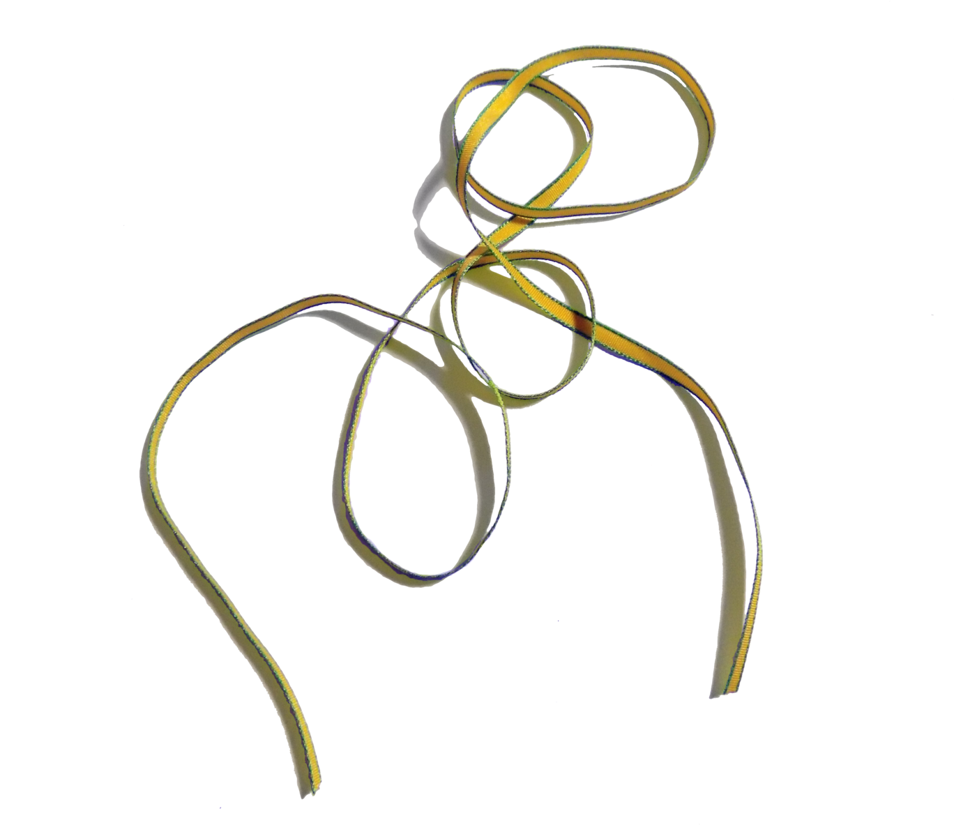 Dragonfly Garden- Yellow & Green Ribbon - Earrings (1400x1400), Png Download