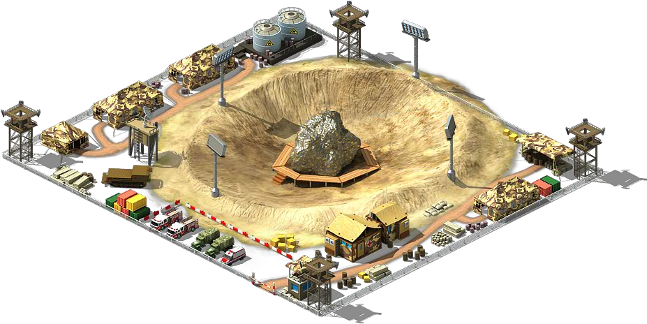 Meteorite Crater L1 - Meteorite Crater (927x464), Png Download