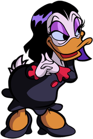 Download - Donald Duck Black Duck (466x581), Png Download