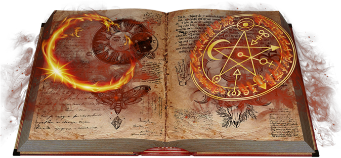 Spell Book Png (673x354), Png Download