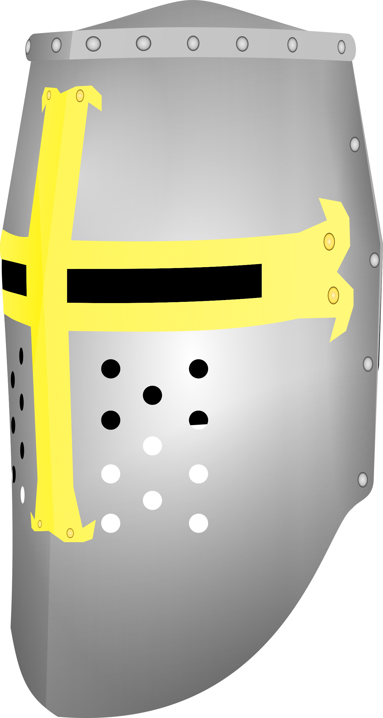 This Free Icons Png Design Of Crusader Great Helmet (1281x2400), Png Download