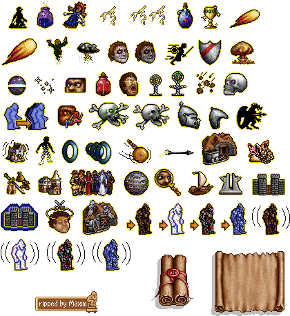 Spells - Heroes Of Might And Magic Cursor (436x472), Png Download