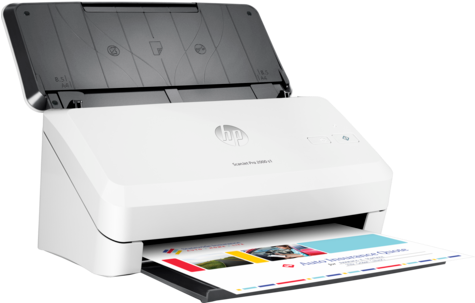 Hp Scanjet Pro 2000 S1 Sheet-feed Scanner - Hp Scanjet 2000 S1 (474x356), Png Download