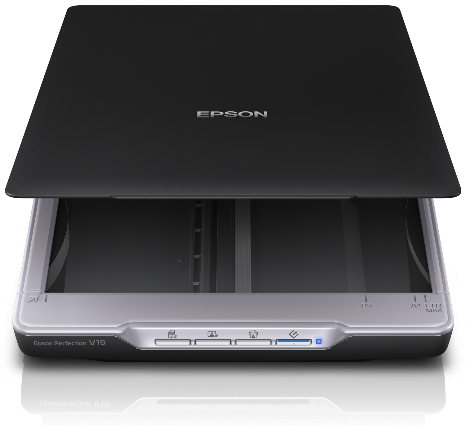 Previous - Epson Perfection V19 - 4800 Dpi X 4800 Dpi - Flatbed (1500x1370), Png Download