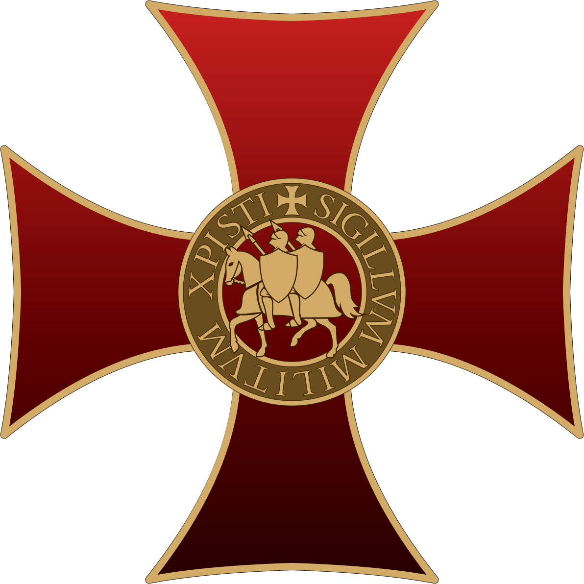 Resultado De Imagem Para Knight Templar - Knights Templar Logo (1192x1192), Png Download