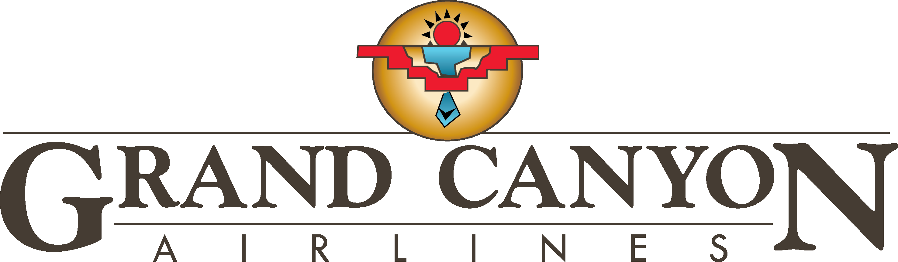 Grand Canyon Airlines - Grand Canyon Airlines Logo (2954x863), Png Download