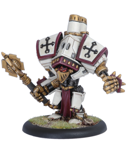 Classic Crusader - Warmachine Protectorate Of Menoth Battlegroup (520x560), Png Download