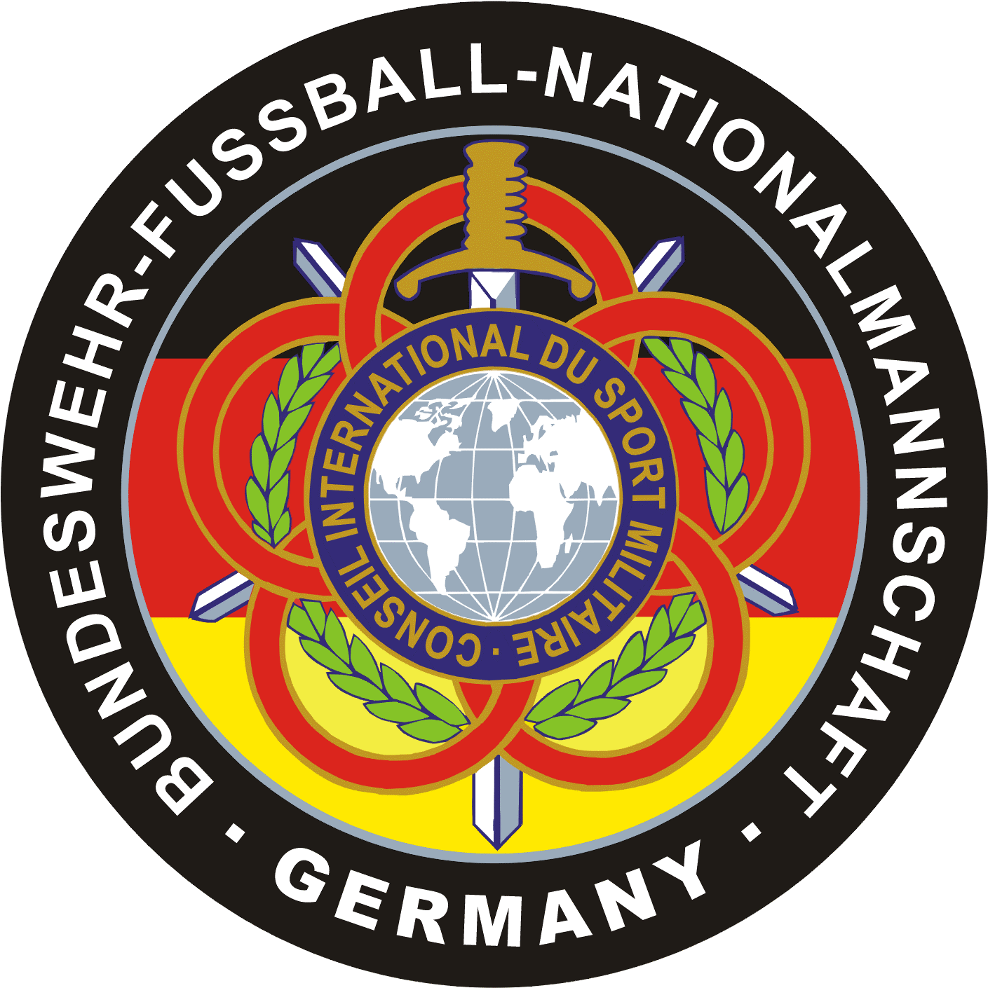Successes And Records Of The Bundeswehr National Football - Emblem (1464x1459), Png Download