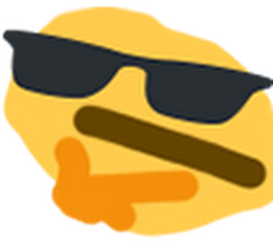Thonkbutcool (530x530), Png Download
